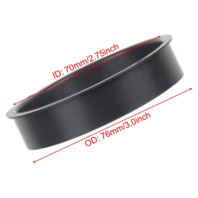 Bague de réduction en caoutchouc universelle de 76mm à 70mm, 63mm, 60mm pour filtre à air conique - adaptateur de 76mm à 70mm, 63mm, 60mm – 76mm - 70mm