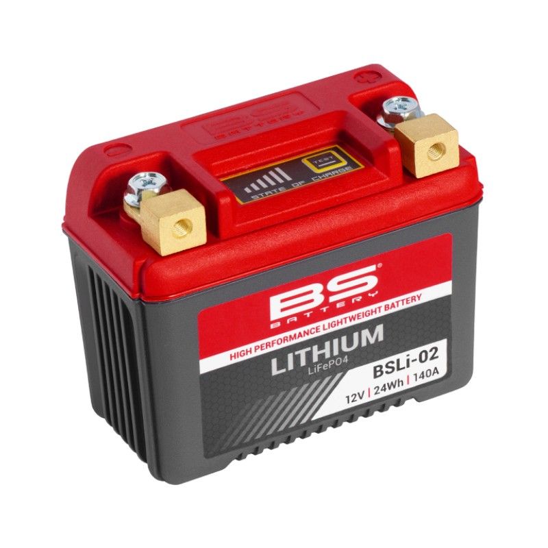 BATTERIE LITHIUM 12,8 V 2 Ah (24 Wh) BS BATTERY BSLI-02