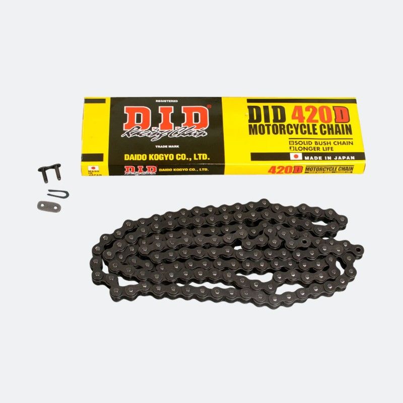 Chaîne pour Pitbike et MiniGP DID pas 420 - 120 maillons