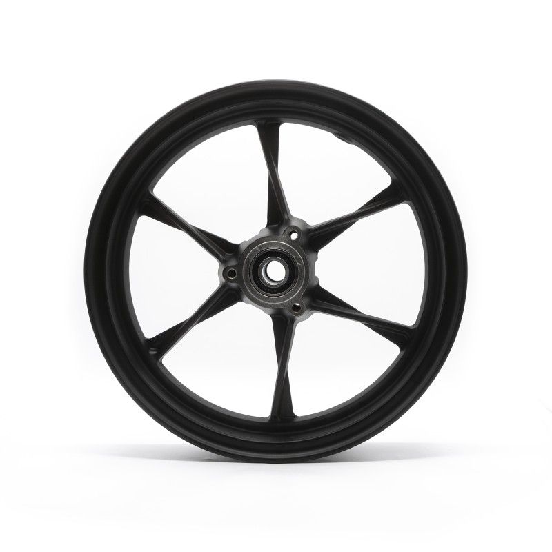 Jante 2.50 3 trous Pitbike Motard 12" VMC Superlight - Roulement 20 mm – Noir