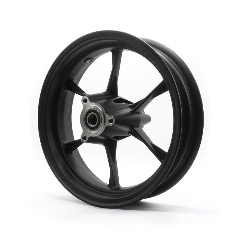 Jante 3.00 3 trous Pitbike Motard 12" VMC Superlight - Roulement 20 mm – Noir