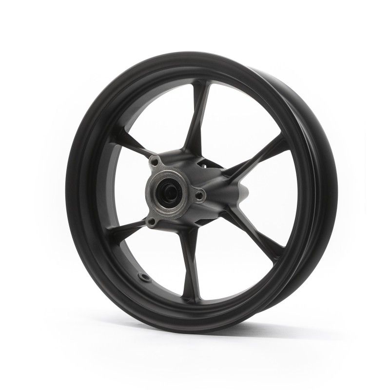 Jante 3.50 3 trous Pitbike Motard 12" VMC Superlight - Roulement 15 mm – Noir