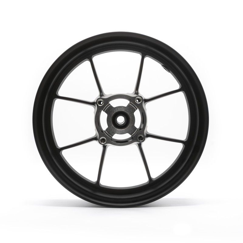 Jante 2.50 4 trous Pitbike Motard 12" VMC Superlight - Roulement 15 mm – Noir