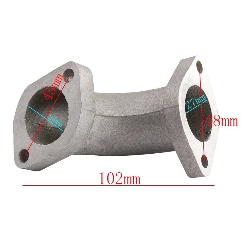 Pipe d'admission pour Pitbike YX standard Ø 28 mm