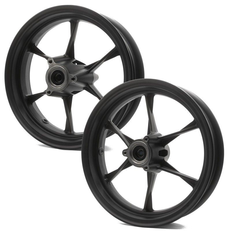 Paire de jantes 3 trous Pitbike Motard 10" VMC Superlight