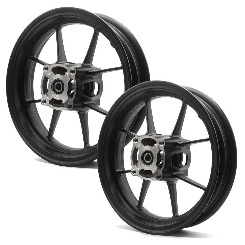 Paire de jantes 4 trous Pitbike Motard 12" VMC Superlight