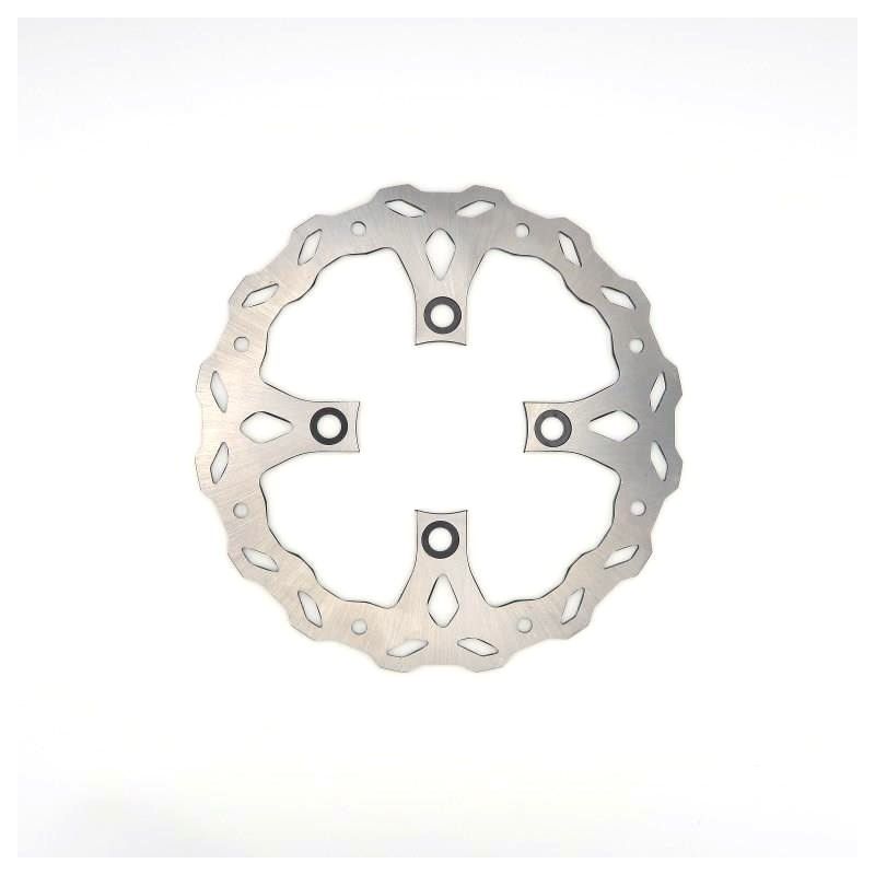 Disque de frein 190 mm fixe croisé 4 trous en fer pour Pitbike / Cross