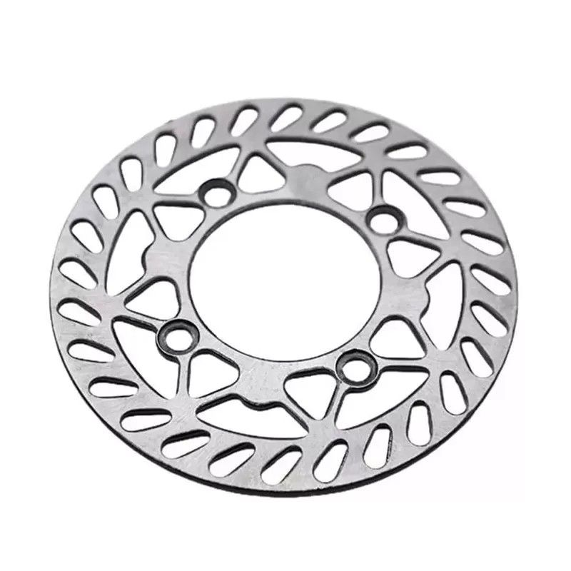 Disque de frein 210 mm fixe rond 4 trous en fer pour Pitbike / Cross
