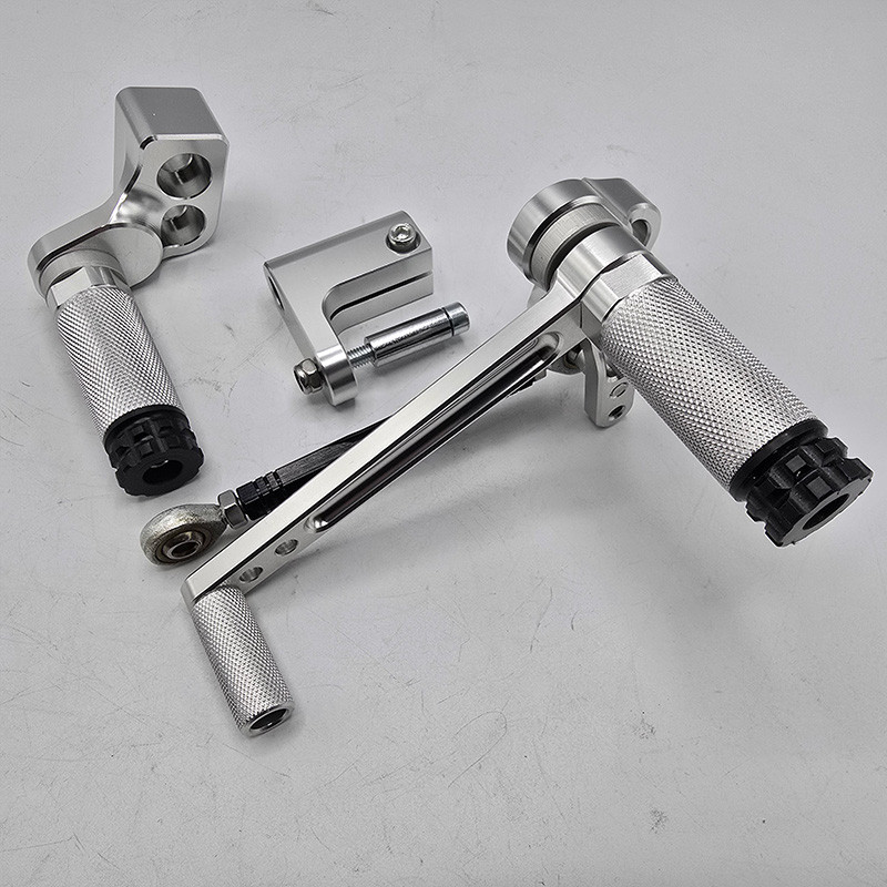 Kit repose-pieds complet droit et gauche pour Pitbike Motard VMC FENIX - Moteur GPX / DAYTONA 190