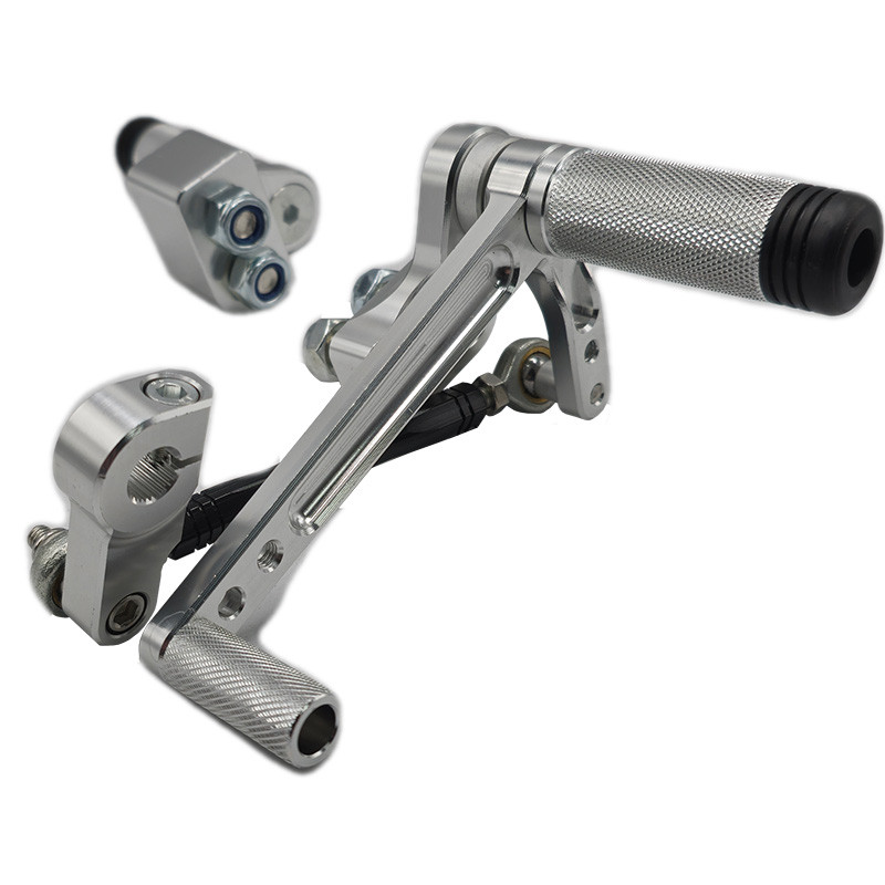 Kit repose-pieds complet droit et gauche pour Pitbike Motard VMC FENIX - Moteur YX 160 / 172