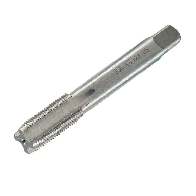 Tarauds à filetage métrique pour bougies M14 x 1,25 pas en acier au carbone