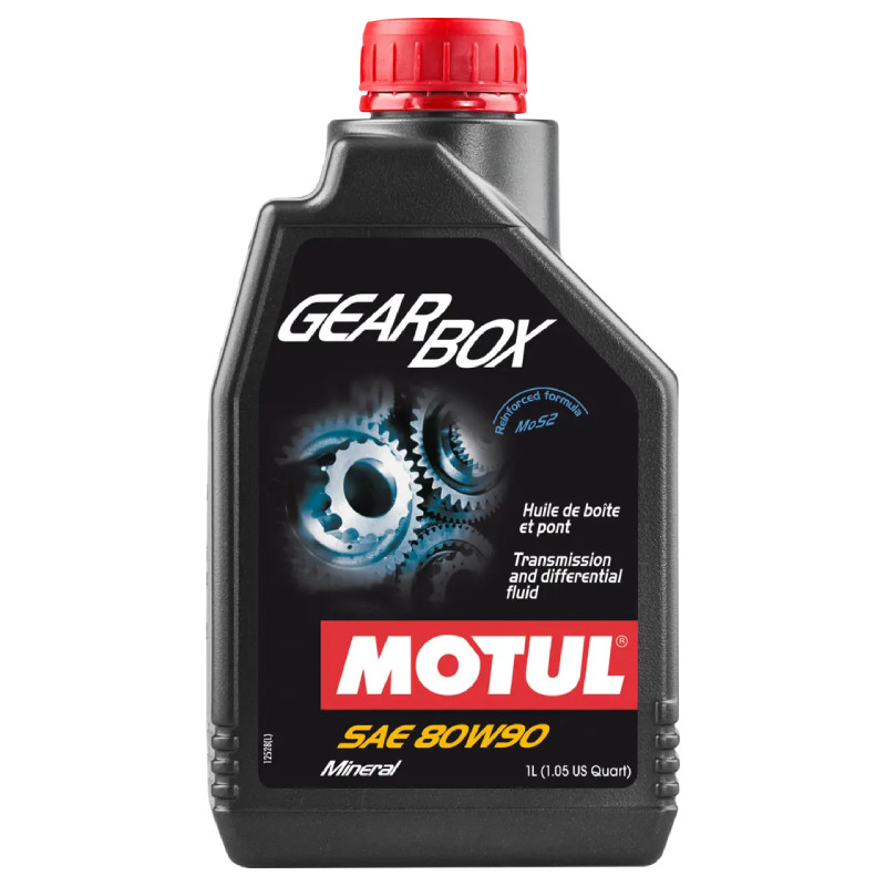 Huile de boîte Motul SAE 80W-90 1L – Minérale idéale pour Vespa préparées et différentiel Ape