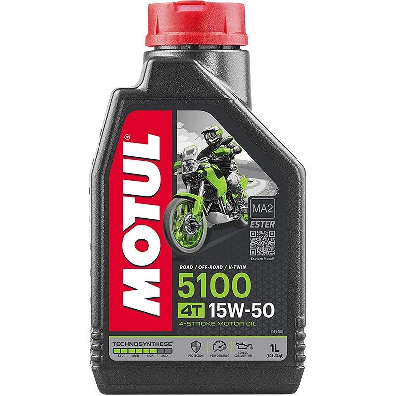 Huile moteur Motul 5100 15W-50 4T 1 litre