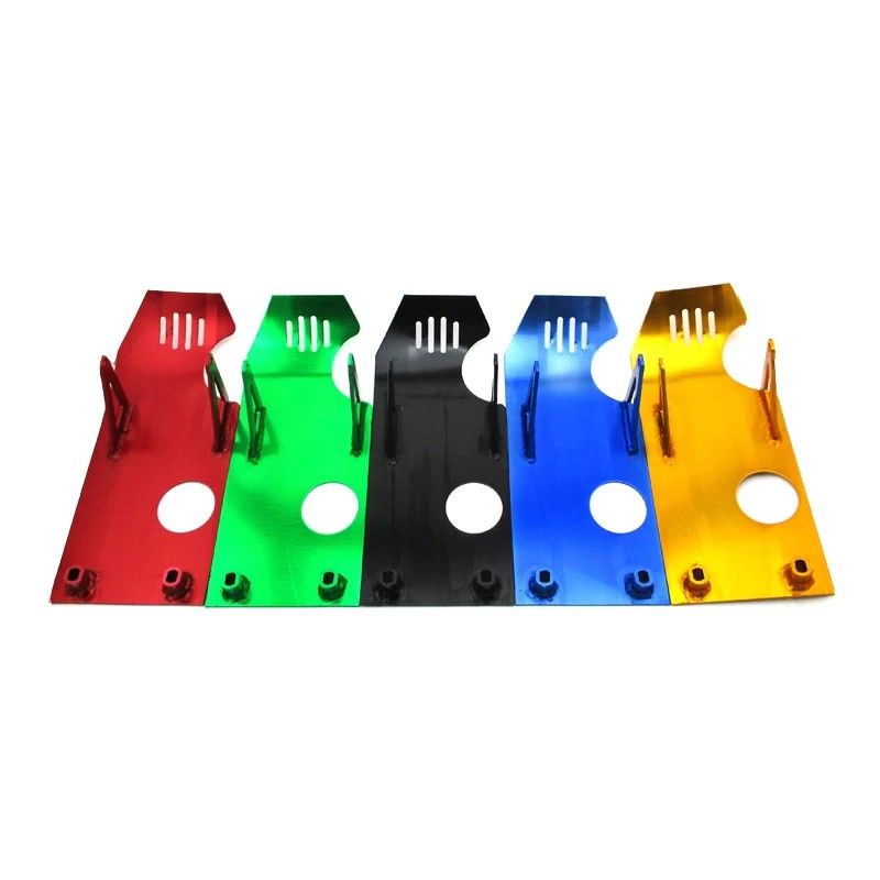 Protections de moteur universelles en aluminium coloré – Argent