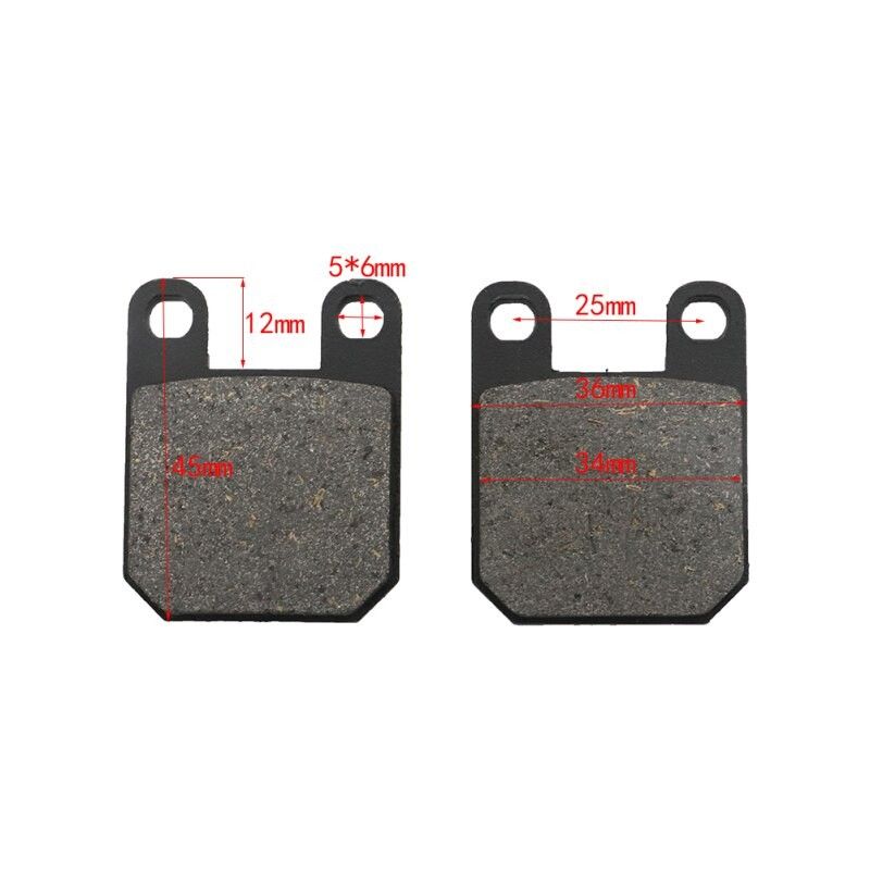 Plaquettes de frein pour Pitbike 50 - 250 cc Mod. 11 organiques