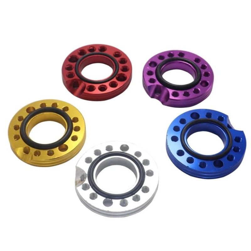 Régulateur de carburateur en CNC « spinner » pour pit dirt bike atv 90cc 110 – Argent