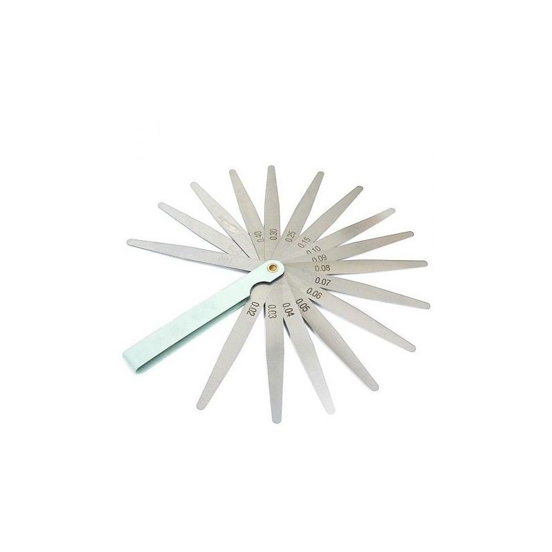 Jauge d'épaisseur de 0.02 à 1.00 mm