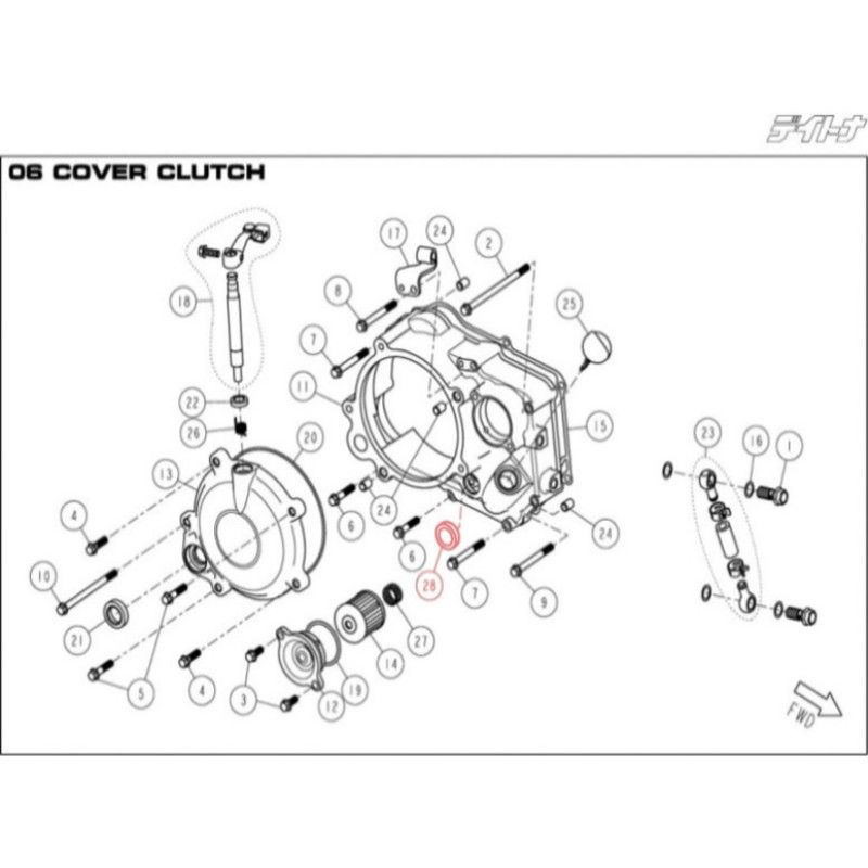 Voyant d'huile moteur DAYTONA - 86475