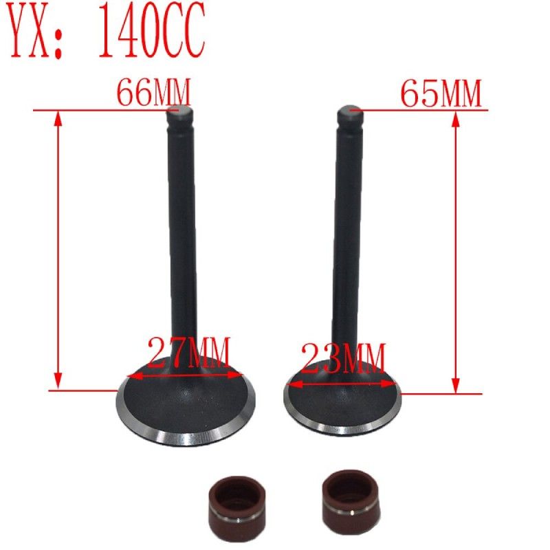 Soupape d'admission pour culasse moteur YX 140