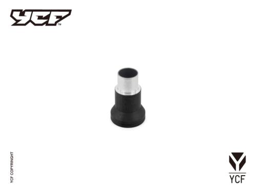 ENTRETOISE ROUE ARRIERE DROITE 7075 15x22x30 AVEC EPAULEMENT NOIR