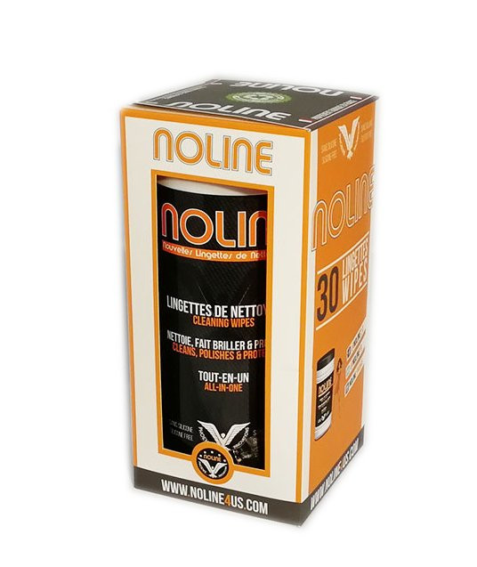 30 Lingettes + Microfibre Pro NOLINE Nettoyantes / Lustrantes (POT DE 30 LINGETTES)