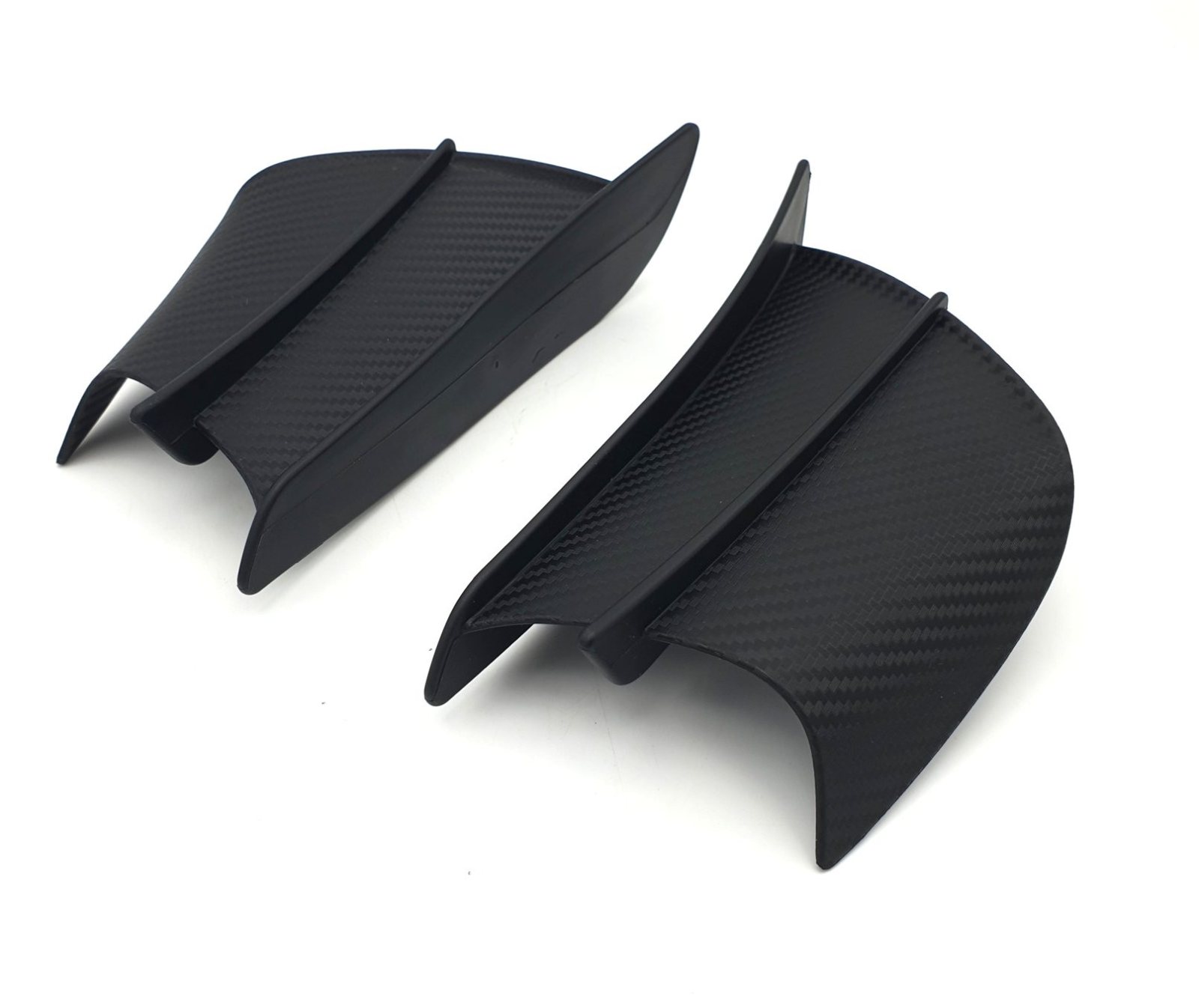 Ailerons style MOTOGP "REAL WING" Carbone Mat Universels
