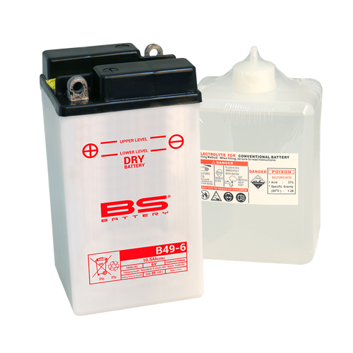 Batterie B49-6 (avec pack acide) BS BATTERY