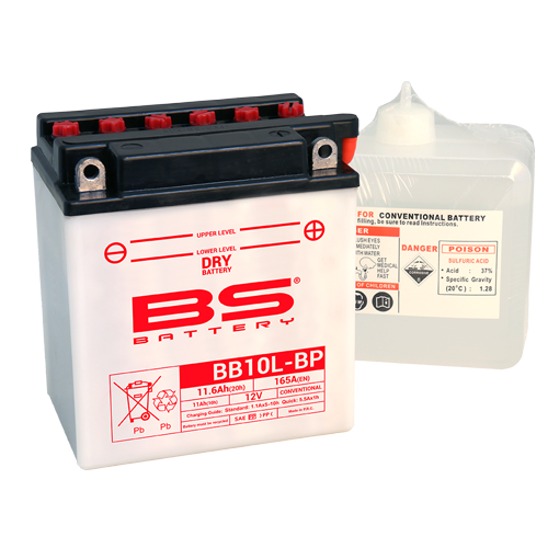 Batterie BB10L-BP (avec pack acide) BS BATTERY