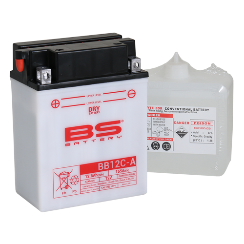 Batterie BB12C-A (avec pack acide) BS BATTERY