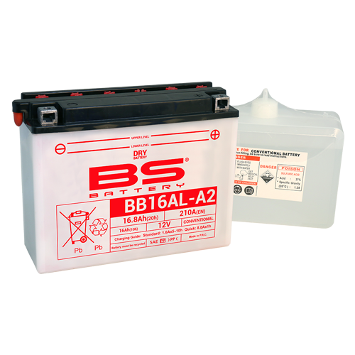 Batterie BB16AL-A2 (avec pack acide) BS BATTERY