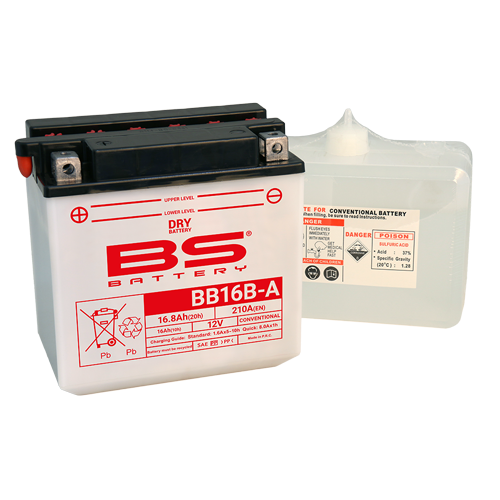 Batterie BB16B-A (avec pack acide) BS BATTERY