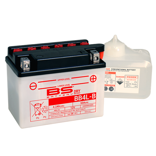 Batterie BB4L-B (avec pack acide) BS BATTERY