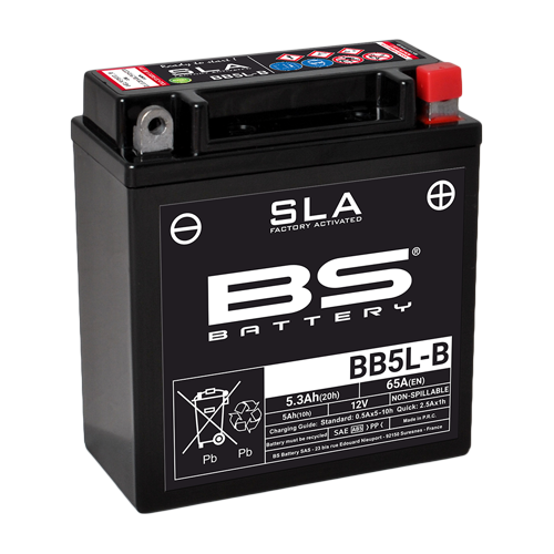 Batterie BB5L-B (avec pack acide) BS BATTERY