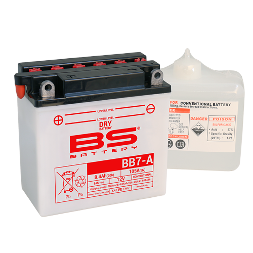 Batterie BB7-A (avec pack acide) BS BATTERY