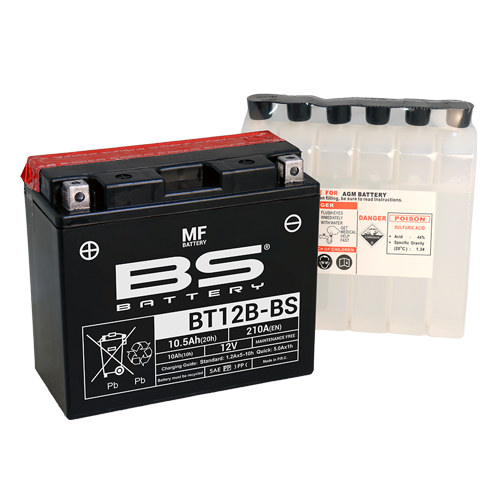 Batterie BT12B-BS (avec pack acide) BS BATTERY