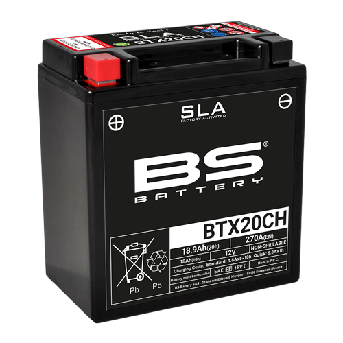 Batterie BTX20CH (activée en usine) BS BATTERY