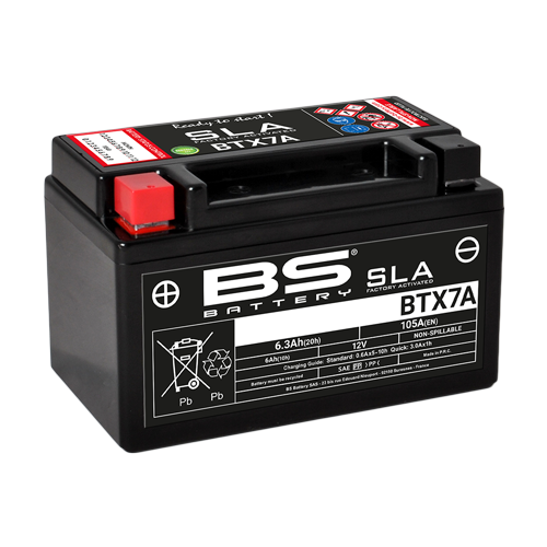 Batterie BTX7A (activée en usine) BS BATTERY