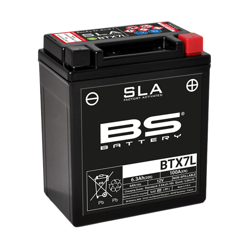 Batterie BTX7L (activée en usine) BS BATTERY