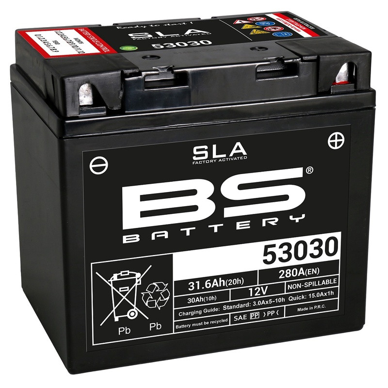 Batterie 53030 (activée en usine) BS BATTERY