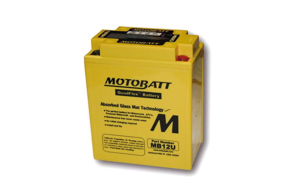 Batterie MOTOBATT MB12U (4 poles)