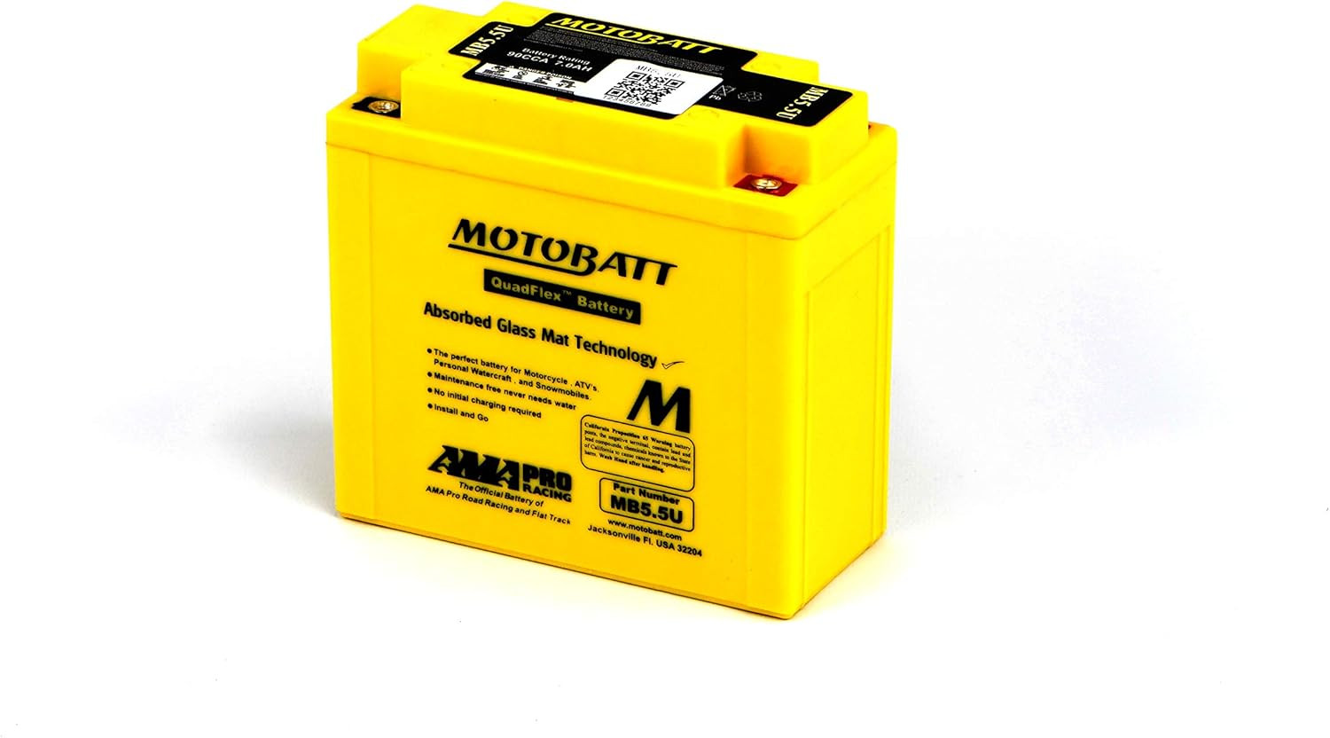 Batterie MOTOBATT MB5.5U (4 poles)
