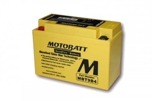 Batterie MOTOBATT MBT9B4 (4 Poles)