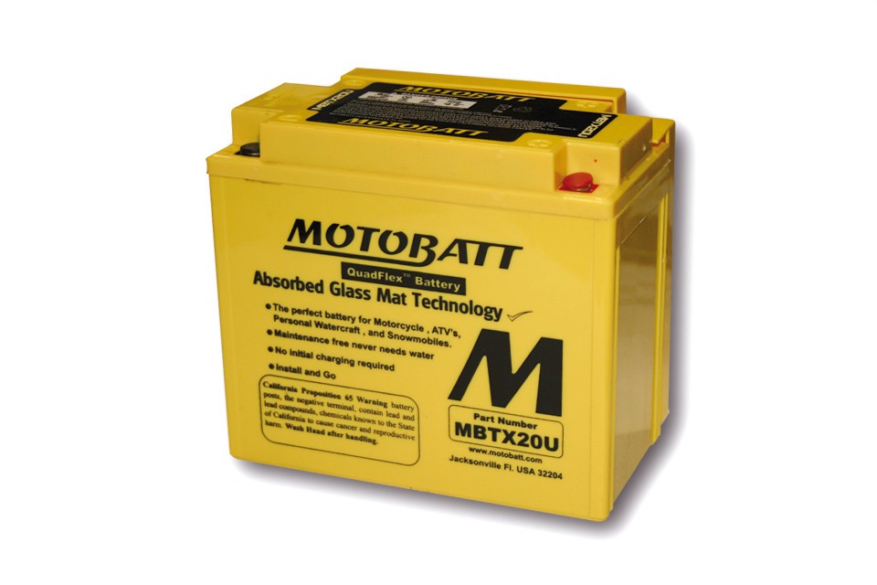 Batterie MOTOBATT MBTX20U (4 poles)