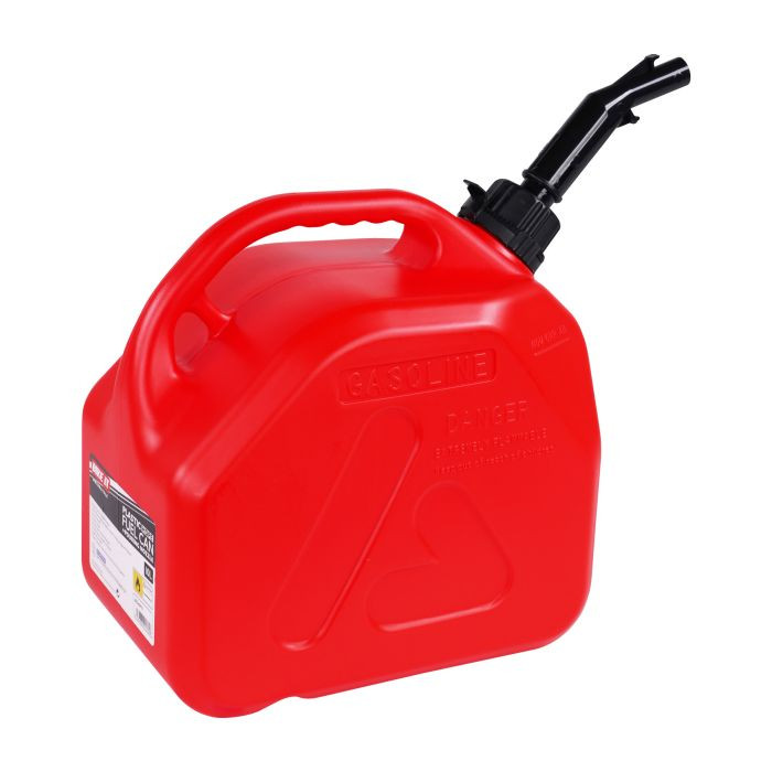 Bidon Jerrican d'essence de 10 litres avec bec verseur à pression – Rouge