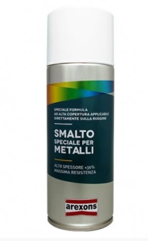 Bombe de peinture spécial métaux Satiné Noir intense brillant - 400ml
