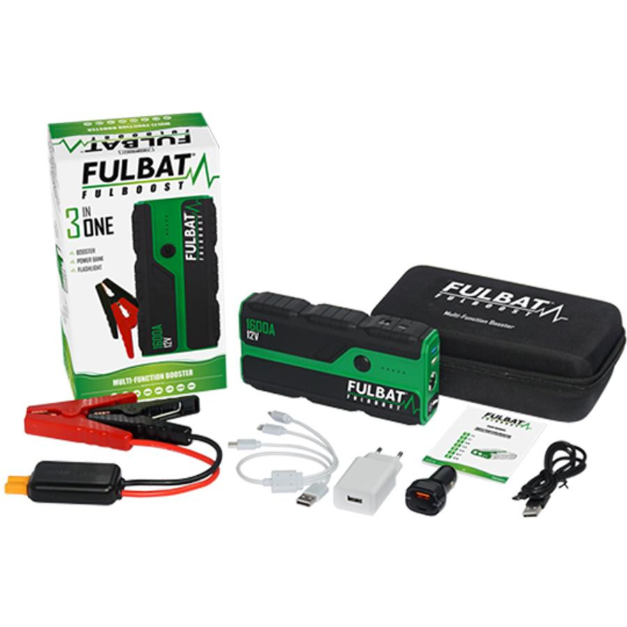 BOOSTER chargeur AIDE AU DEMARRAGE toutes batteries FULBAT FULBOOST 2 12V