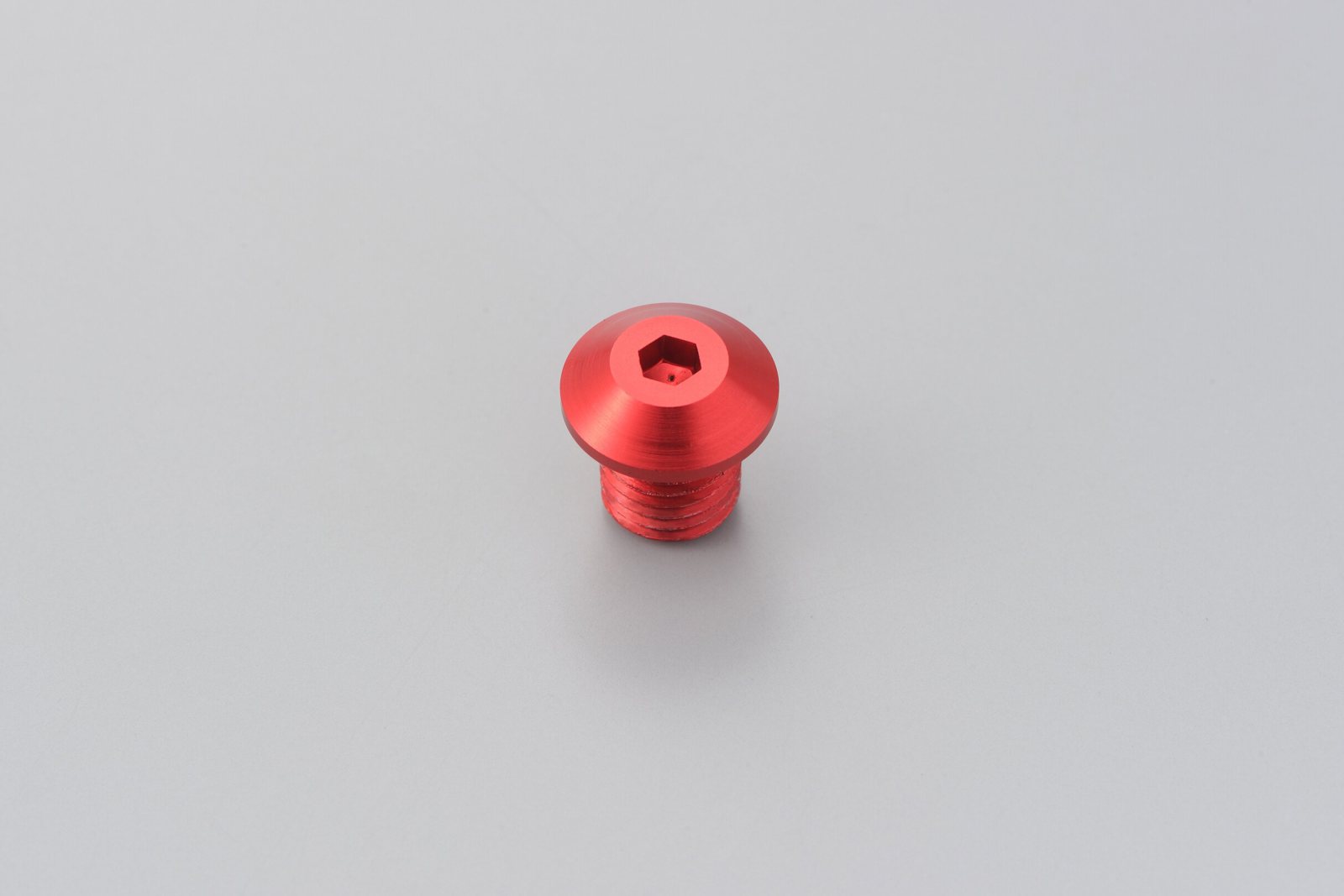 BOUCHON MIROIR M10-P1.25/DROITE ROUGE - DAYTONA