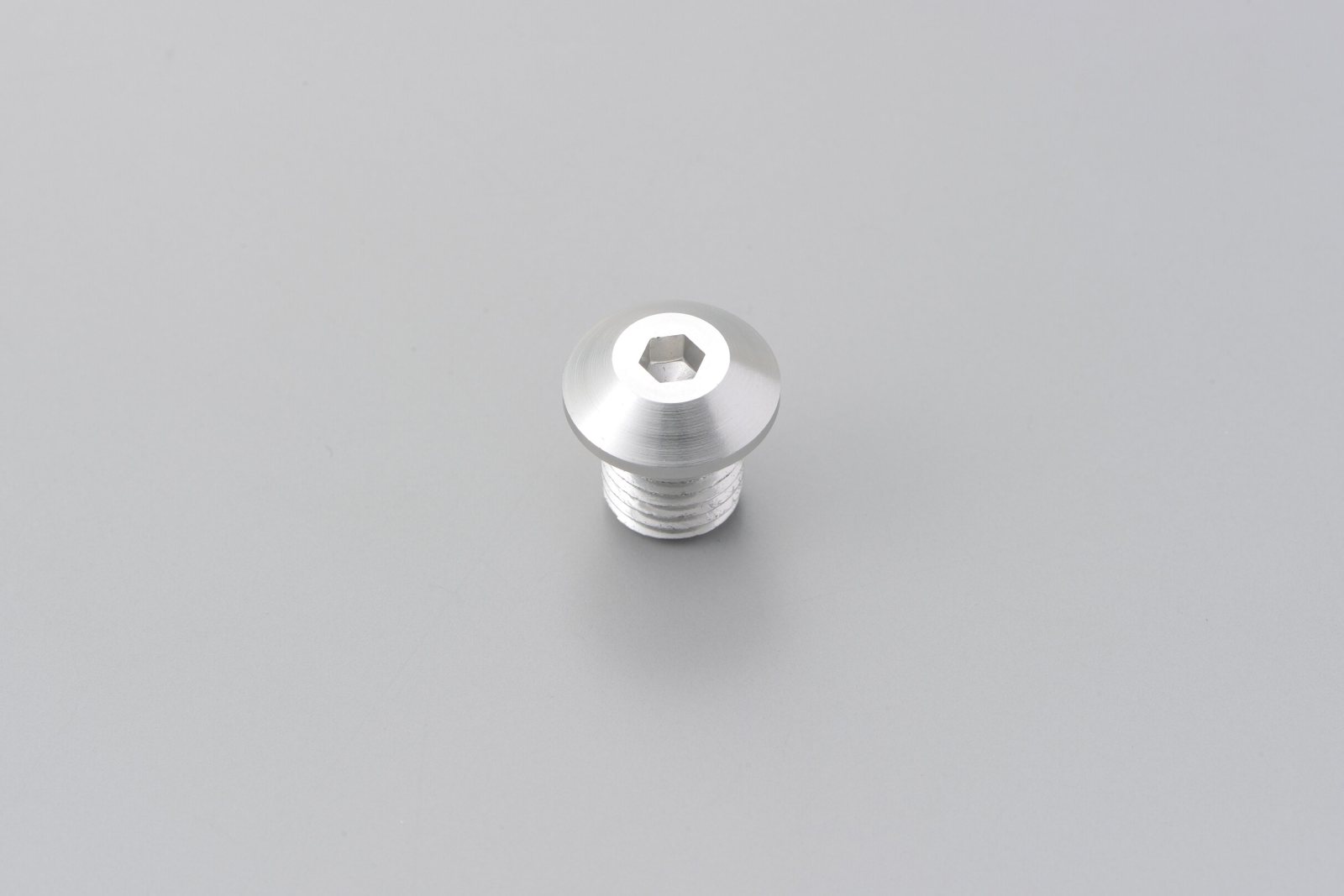 BOUCHON MIROIR M10-P1.25/GAUCHE ARGENT - DAYTONA