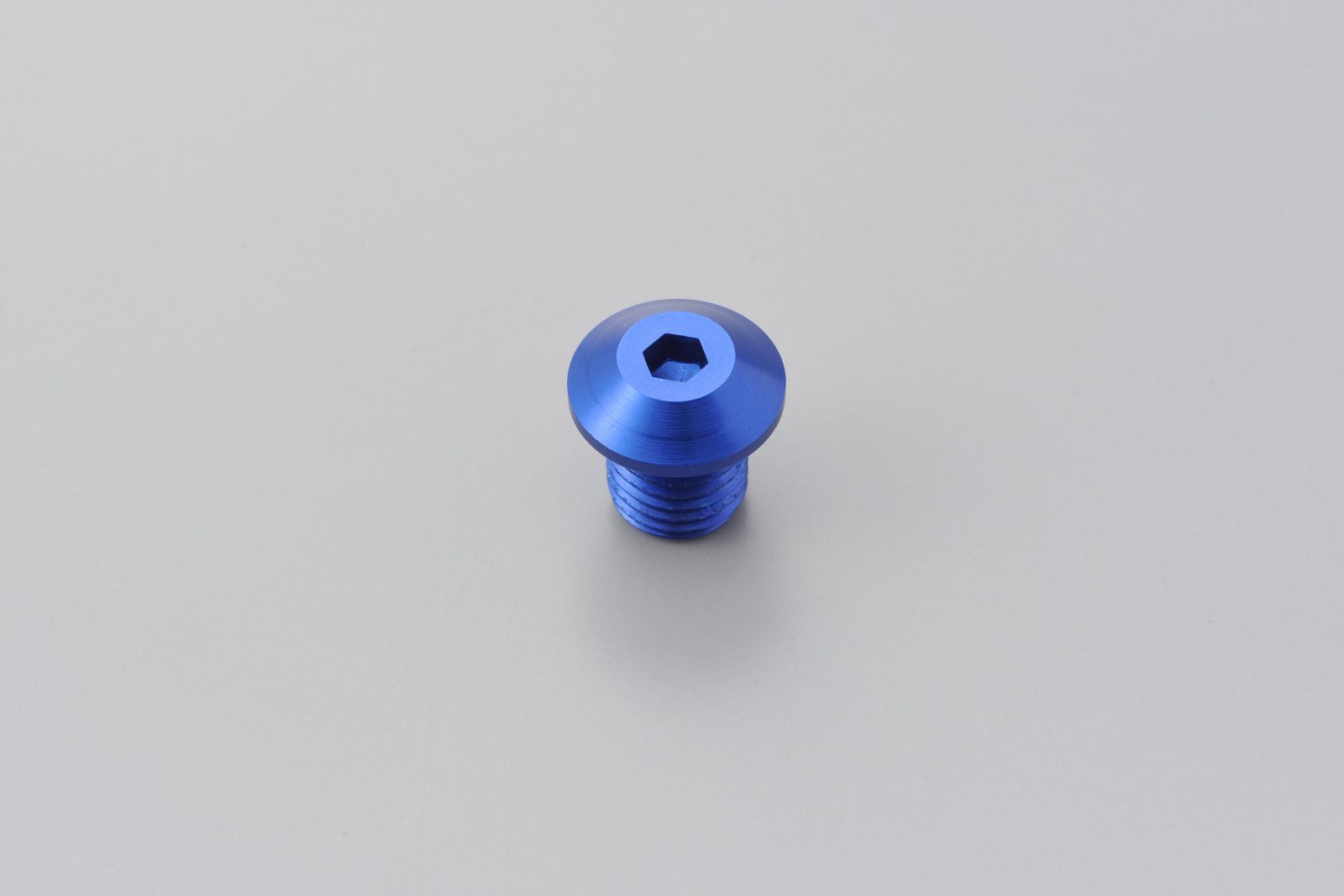BOUCHON MIROIR M10-P1.25/GAUCHE BLEU - DAYTONA