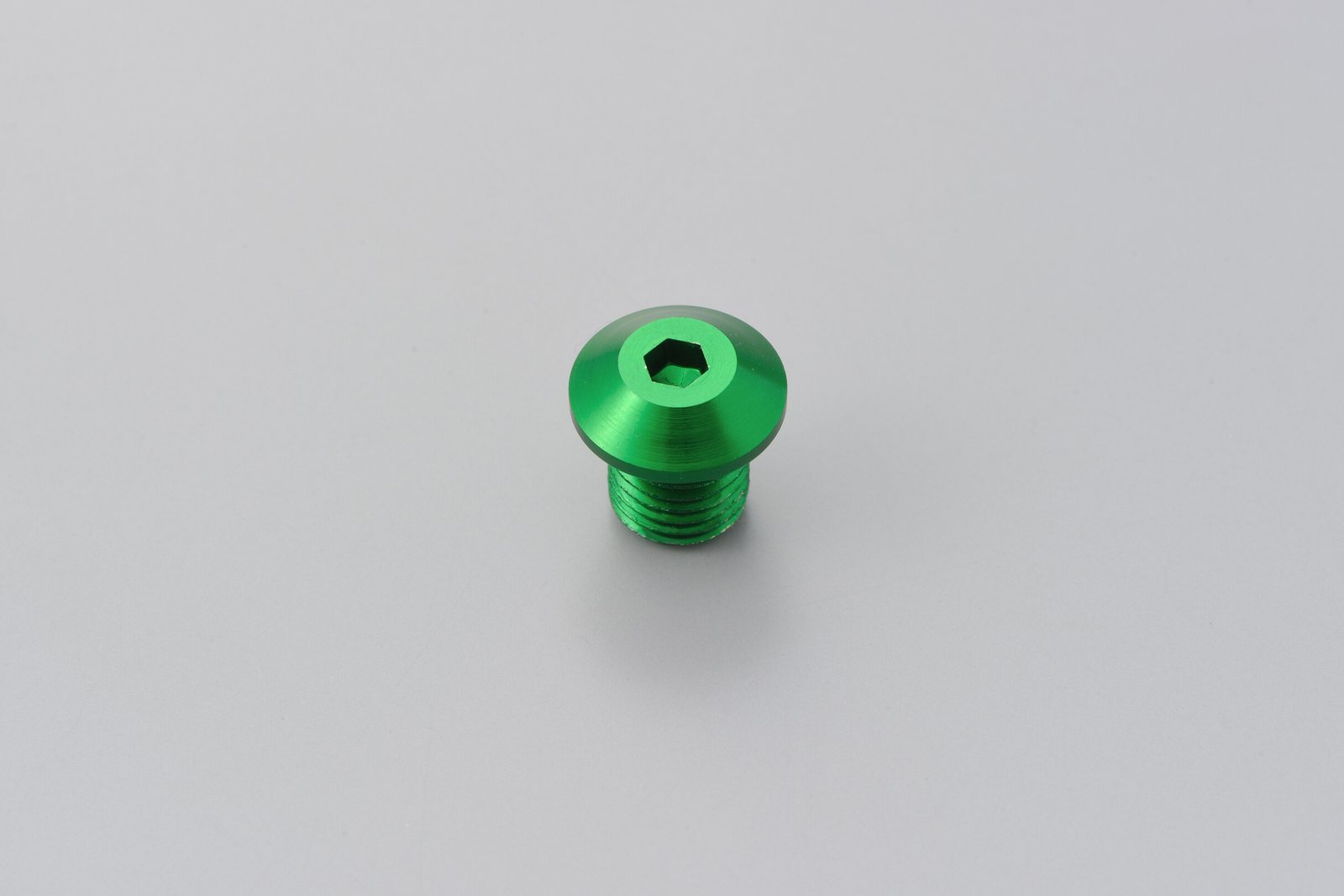 BOUCHON MIROIR M10-P1.25/GAUCHE VERT - DAYTONA